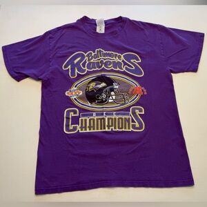 2001 Baltimore Ravens NFL Super Bowl XXXV Champions Shirt (L) Fruit Of The Loom